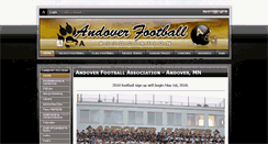Desktop Screenshot of andoverfootball.org
